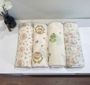 Khăn mặt muslin, khăn tắm muslin nhiều màu cho bé giá rẻ